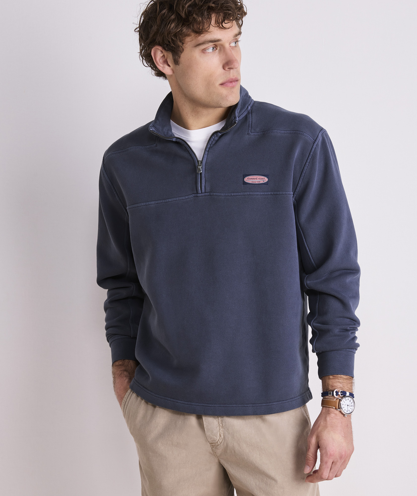 Mens surf terry Quarter Zips